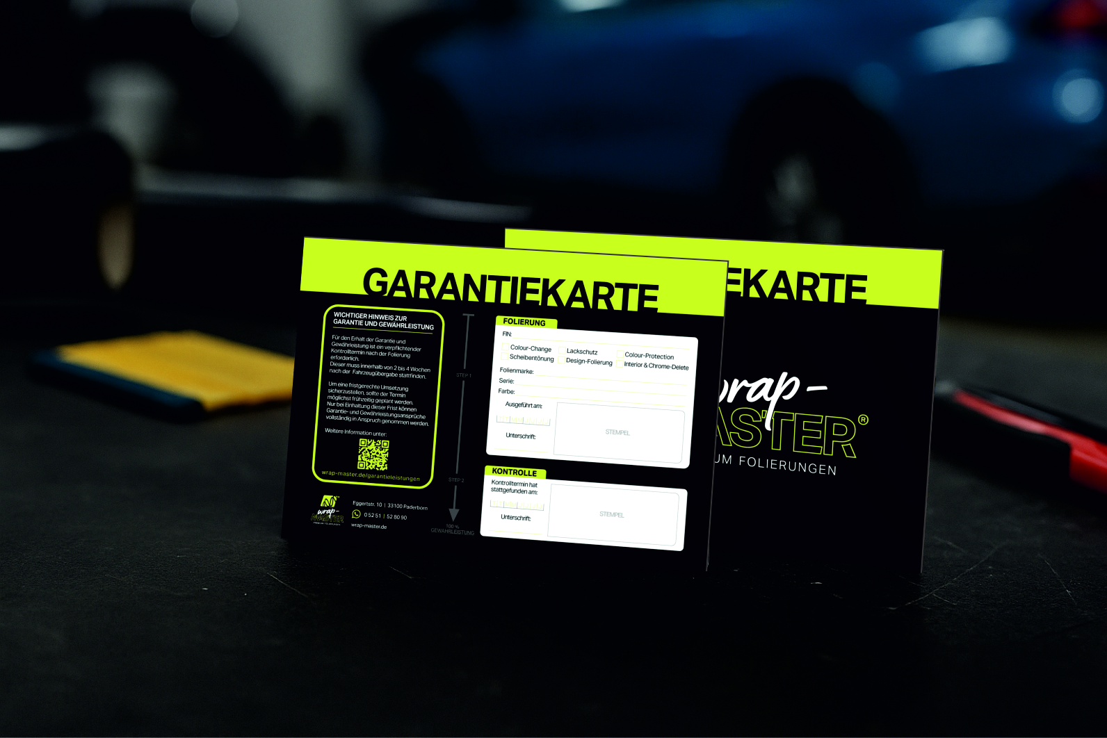 Garantiekarte Foto