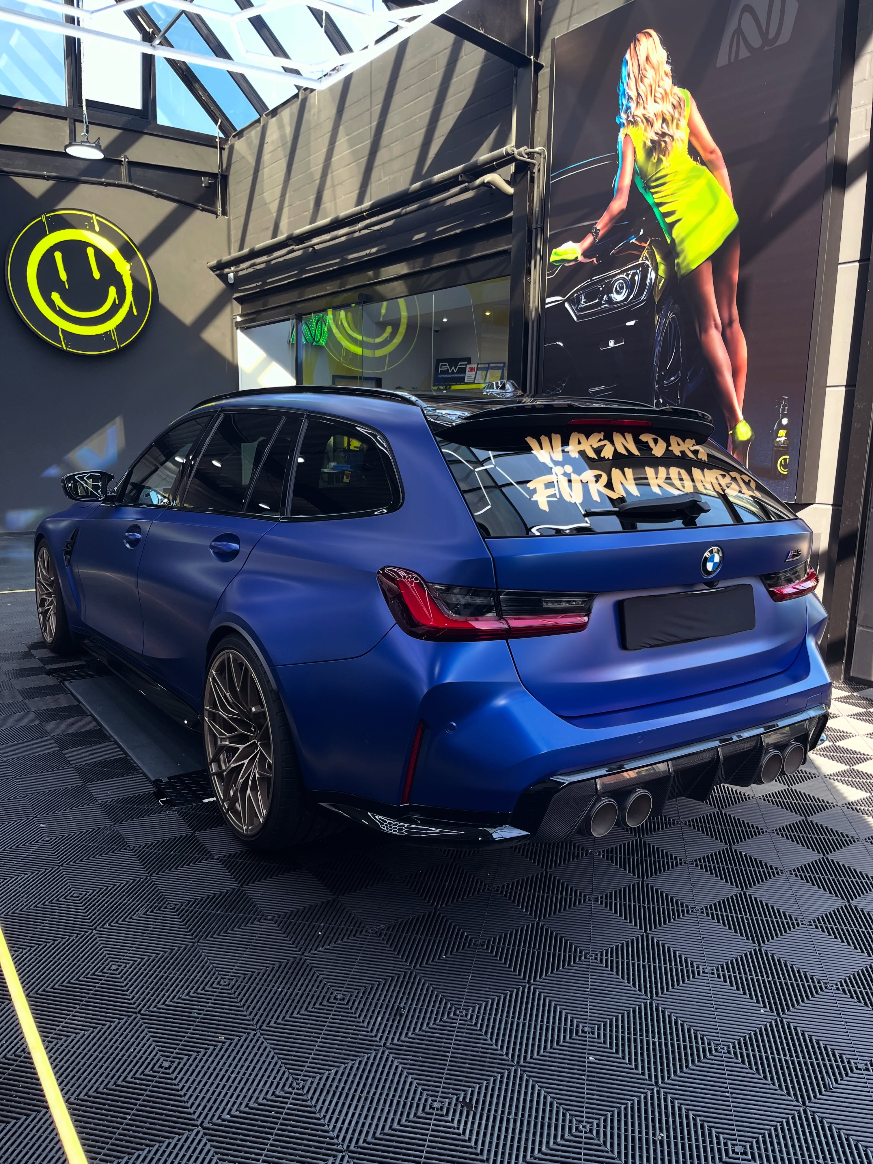 BMW M3 x PPF Matt mit Beschriftung Heckscheibe 💪🏻✍️